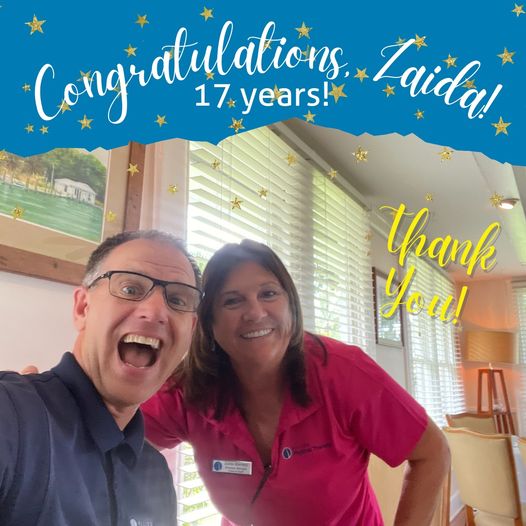 Dr Matt and Zaida celebrate her 17th anniversary with Allied
